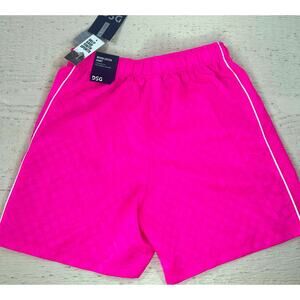 Youth Boys Large Pink Woven Soccer Shorts L (14–16) Athletic Fit Above Knee NEW!